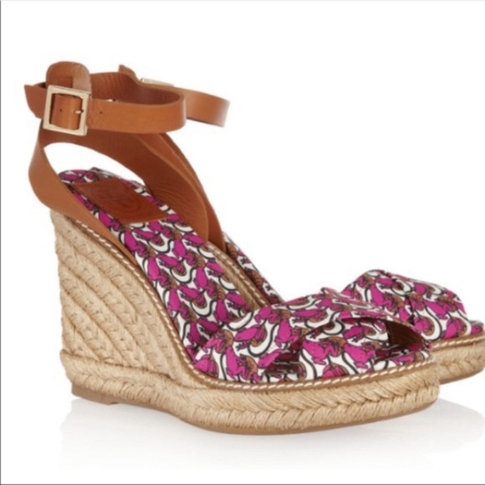 Tory Burch Frog Print Espadrille